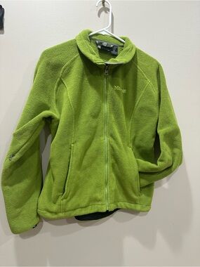 Marmot Green Full-Zip Fleece Jacket